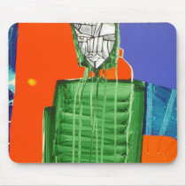 VERDE FACE mousepads by arteology VERDE FACE mousepads