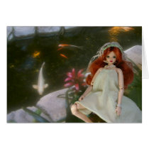 Verdi, Embassy Suites, San Francisco, Koi Pond Greeting Card