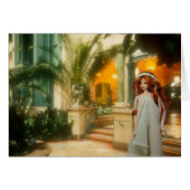 Verdi, Embassy Suites, San Francisco, Marble Colum Greeting Cards