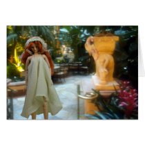 Verdi, Embassy Suites, San Francisco,  Patio Greeting Cards
