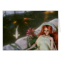 Verdi, Koi Pond at Embassy Suites, San Francisco Greeting Cards