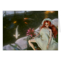 Verdi, Koi Pond, Embassy Suites in San Francisco Greeting Cards