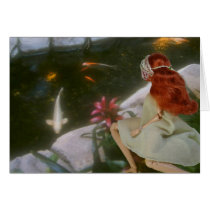 Verdi, Koi Pond, Embassy Suites, San Francisco Greeting Cards