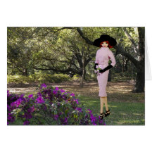 Verdi - Pink Attire,  Florals at Houston, Zoo Card