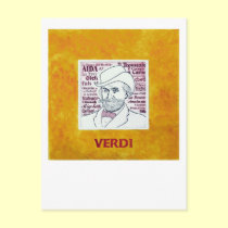 Verdi postcard postcards