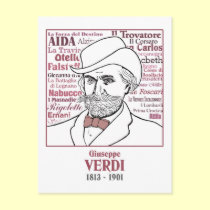 Verdi postcards