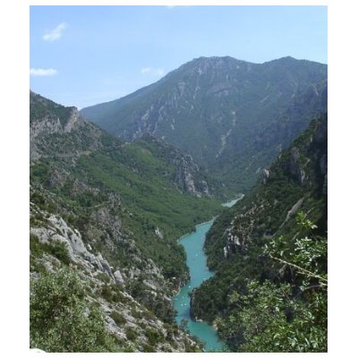 Verdon Gorge T-shirt by Caiwilsh