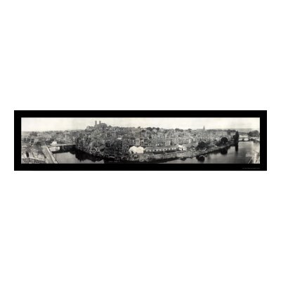 Verdun France WWI Damage Photo 1919 Poster by lc_panoramicphotos