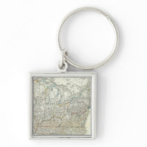 Vereinigten Staaten v N America - North US Key Chains