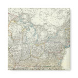Vereinigten Staaten v N America - North US Refrigerator Magnet
