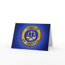 VERITAS ON BLUE GREETING CARDS
