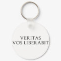 Veritas Vos Liberabit keychains by alternateworlds Veritas Vos Liberabit keychains