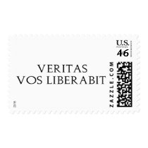 Veritas Vos Liberabit Postage Stamp