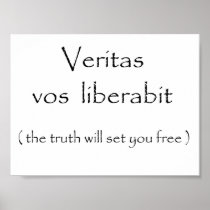 Veritas vos liberabit-poster