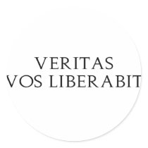 Veritas Vos Liberabit stickers