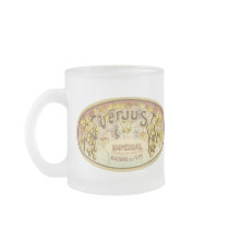 Verjus Vintage Liquor / Wine Label Mug