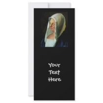 VERMEER COPY: OLD MASTERS: RACK CARD rack cards