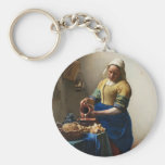 Vermeer The Milkmaid Key Chain