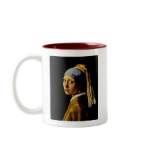 Vermeer's Girl with a Turban (circa 1665) Mug