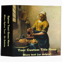 Vermeer's Maidservant Pouring Milk (circa 1660) Binders