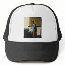 Vermeer's Woman in Blue Reading a Letter ca.1665 Trucker Hat