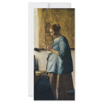 Vermeer's Woman in Blue Reading a Letter ca.1665 Rack Cards