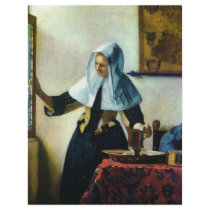 Vermeer's Young Woman with a Water Pitcher ca 1665 flyers