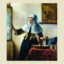 Johannes Vermeer Young Woman with a Water Pitcher