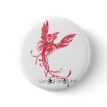 Vermilion Bird (black) Pinback Button