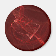 Vermillion Fridge Magnet