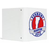 Vermont Andy Martin Vinyl Binder