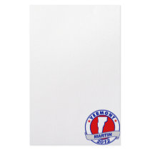 Vermont Andy Martin Customized Stationery