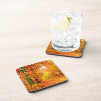 Vermont Autumn Beverage Coasters