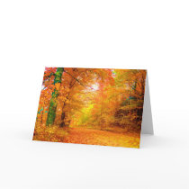 Vermont Autumn Greeting Card