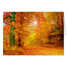Vermont Autumn Greeting Card