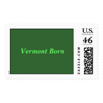 Vermont Born postage by ErinEMoulton Vermont Born postage