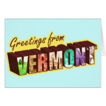 Vermont` Greeting Card