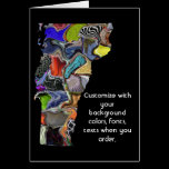 Vermont Colorful Customize card how you want it cards