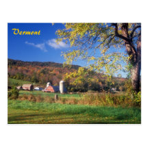 Vermont Farm Post Card