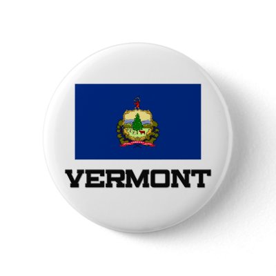 Vermont Flag Pinback Button by tshirtshirts