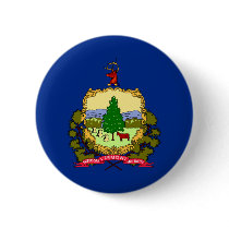 Vermont Flag Pinback Button