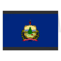 Vermont Flag Greeting Cards