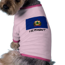 Vermont Flag pet clothing by flagshirt Vermont Flag pet clothing