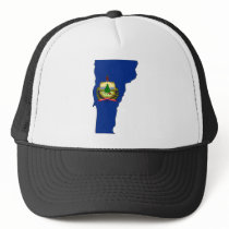 Vermont Flag Map hats