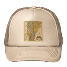 Vermont, From actual Survey - Vintage 1814 Map Mesh Hats