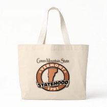 Vermont Green Mountain Statehood Tote Bag