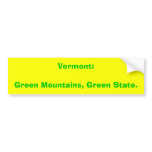 Vermont:Green Mountains, Green State.