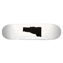 Vermont in Black and White Skate Board Decks