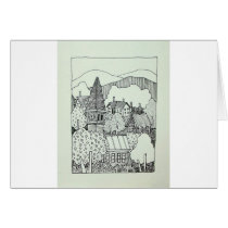 Vermont Inking 41 by Piliero Greeting Card
