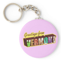 Vermont` Keychains